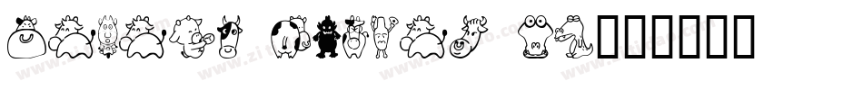 Sakabe Animal 02字体转换